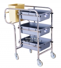 DT-48:รถเข็นเก็บจาน
 Dish Trolley 75x44x97cm-AE38