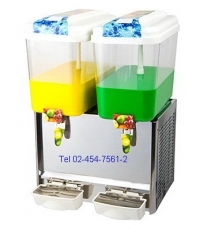 AK-13:เครื่องกดน้ำหวานโถคู่ 18x2 ลิตร 
Sweet Drink Dispenser 48x46x74cm.-AK56