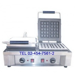 เครื่องทำวอฟเฟิลเตาคู่ -3