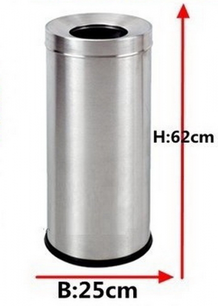 AM-234:ถังขยะสแตนเลสฝารู
Stainless Steel Single Slot Bin