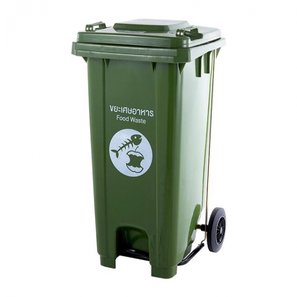 AM-02:ถังขยะเท้าเหยียบ 
120 ลิตรขนาด 55.5 x 47 x 93 ซม. 
Plastic  Foot Pedal Dustbin