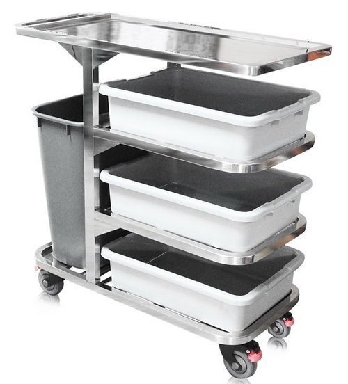 DT-199:รถเข็นเก็บจาน
Clear dishes service cart
