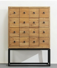 ET-193:ตู้ลิ้นชักไม้ 16 ช่อง
Wooden drawer cabinet
size 83x36xH128 cm.