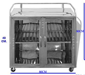 DT-167:ตู้เอนกประสงค์
สแตนเลสมีล้อ
Stainless steel cabinet with wheels