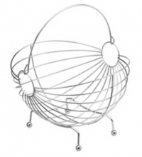 AK-250:ตะกร้าผลไม้ 
สแตนเลส รุ่นชิงช้ากลม
 Fruits Stainless Baskets