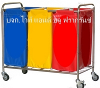 MT-77 :รถเข็นผ้าแยกประเภท 
Fabric Classification Cart