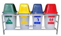 AM-196:ถังขยะรีไซเคิลพร้อมขาตั้ง 
Plastic Recycle bins with stand