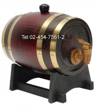 CD-52:ถังเครื่องดื่มไม้มีก๊อก 
Wine barrel with tap