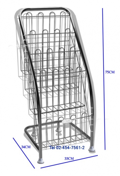 ET-58:ชั้นวางนิตยสาร หนังสือพิมพ์
Magazine & Newspaper Stand