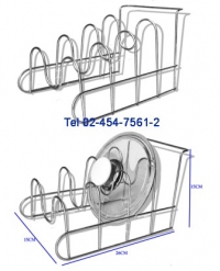 AC-119:ที่เสียบฝาหม้อสแตนเลส 
Pot Lid Holder Stain