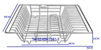 AC-121:ตะแกรงคว่ำจาน 
Dish Shelf Stand