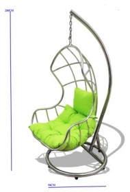 ET-45:กระเช้าชิงช้าสแตนเลส 
Stainless Swing Chair