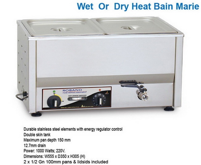 AC-136 :เครื่องอุ่นอาหารด้วยน้ำ-แห้ง 
Wet or Dry Heat Bain Marie