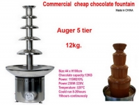 AC-133 :เครื่องทำช๊อคโกแลคฟาวเท่น 
Chocolate fountain-Auger 5 tier