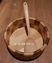 AK-139:ชามไม้ 
Wooden Salad Bowl