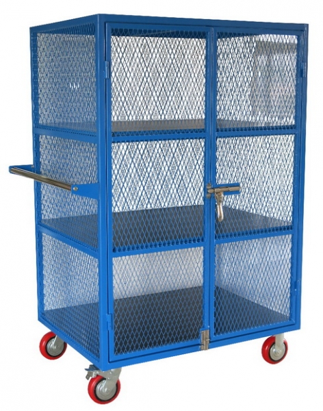 MT-49:รถเข็นตาข่ายมีประตูล็อคได้ 
Steel Trolley with lockable doors