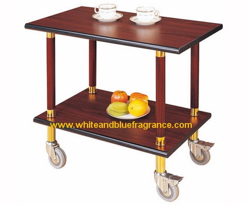 DT-19:รถเข็นบริการเครื่องดื่มไม้ 
Serving-Cart-in-Mahogany-Finish-AE36