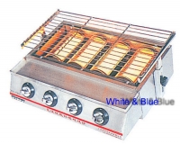 KC-09:เตาบาร์บีคิวใช้แก๊ส Gas4
Burners Environmental Roaster 
58x40x18cm.-AP40