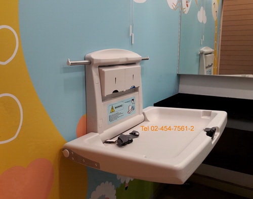 TR-41:ที่รองเปลี่ยนผ้าอ้อมเด็กติดผนัง TC201-2
Baby Changing Station TC201-2