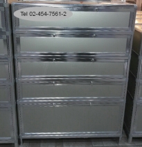 ET-27:ตู้รองเท้าอลูมิเนียม 
Aluminium Shoes Cabinet