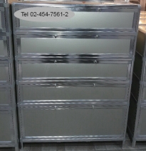 ET-27:ตู้รองเท้าอลูมิเนียม 
Aluminium Shoes Cabinet