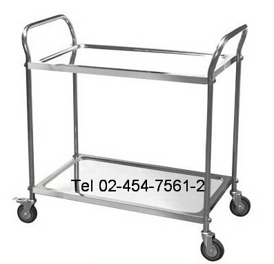 DT-30:รถเข็นอาหารสแตนเลส 2 ชั้น -7
Stainless Food Service Cart 7