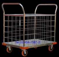 MT-29:รถเข็นผ้าสแตนเลส-432A
Stainless Laundry Cart -432A