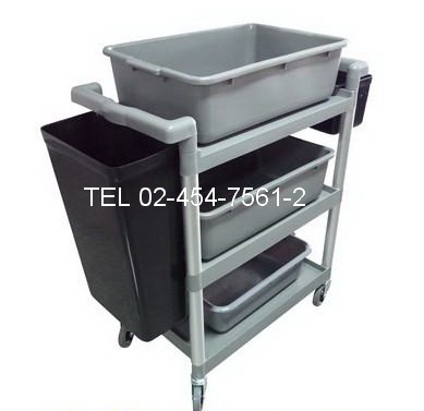 DT-44:รถเข็นจานพลาสติก 41x81x94 -3
Plastic Dish Cart 41x81x94 -3 