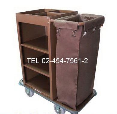 MT-05:รถเข็นแม่บ้านพลาสติกโครงเหล็กพ่น 3 ชั้น -5
Plastic Housekeeper Cart -5