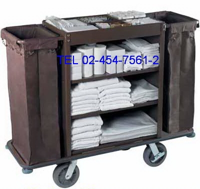 MT-07:รถเข็นแม่บ้านเหล็กพ่นสี -7
Steel plated Housekeeper Cart -7