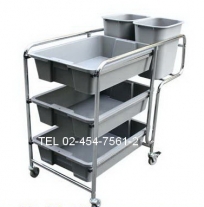 DT-45:รถเข็นจานพลาสติก 3-2
Plastic Dish Cart 3-2