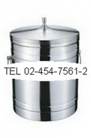 AC-10:ถังน้ำแข็งสแตนเลส 1 ลิตร 2 ชั้น
ice cube bucket stainless steel 1 L